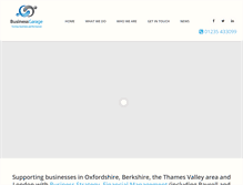 Tablet Screenshot of businessgarage.co.uk
